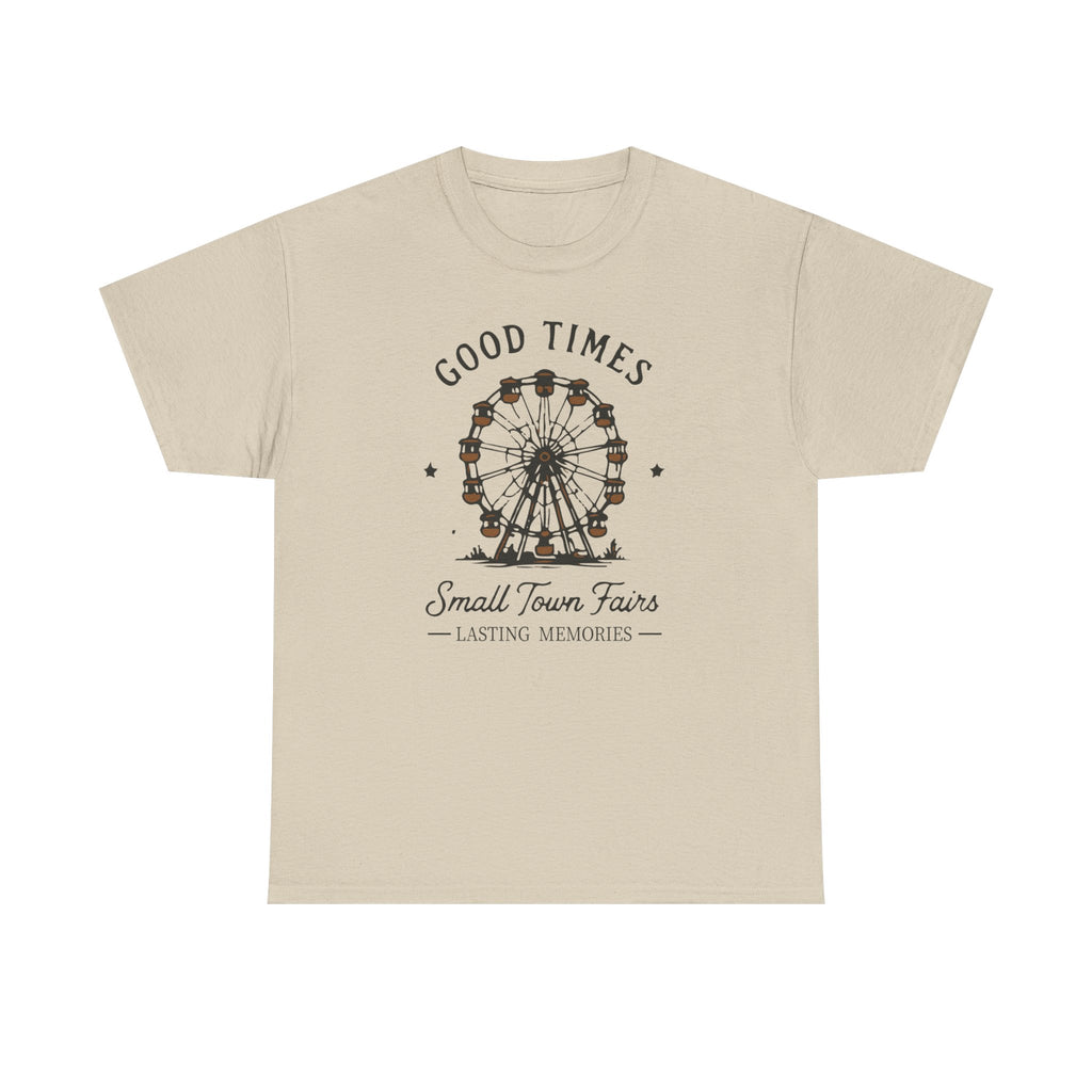 Ferris Wheel 'Good Times' Tee — Small Town Fairs Nostalgia T-Shirt