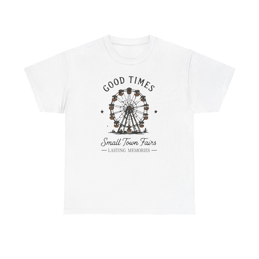 Ferris Wheel 'Good Times' Tee — Small Town Fairs Nostalgia T-Shirt